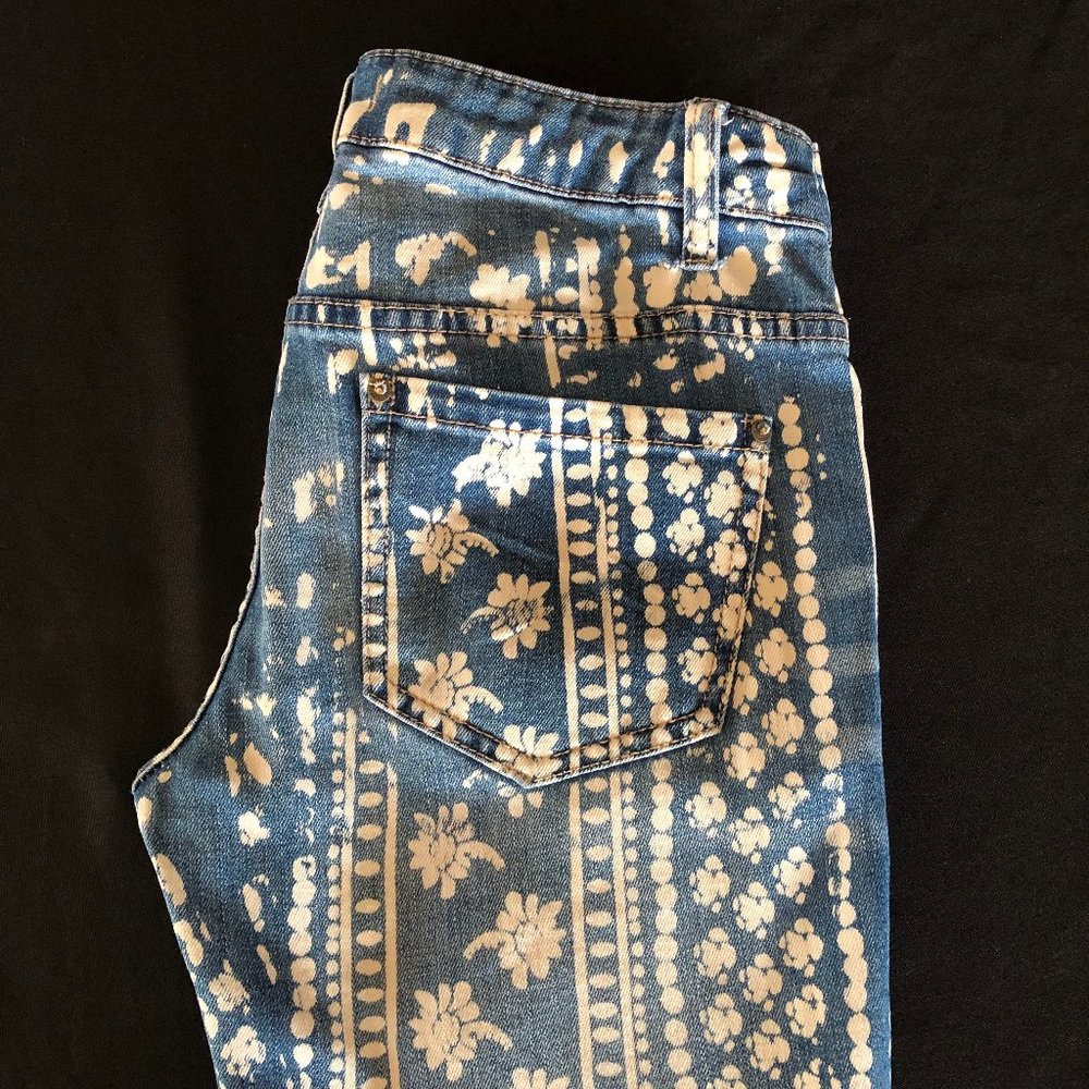 Rare Free People Bali Mantra Flare Jeans Sz 26 - Picture 9 of 16